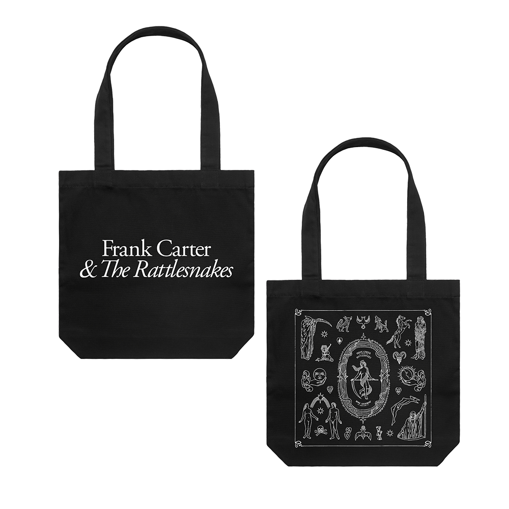Dark Rainbow Icons | Black Tote