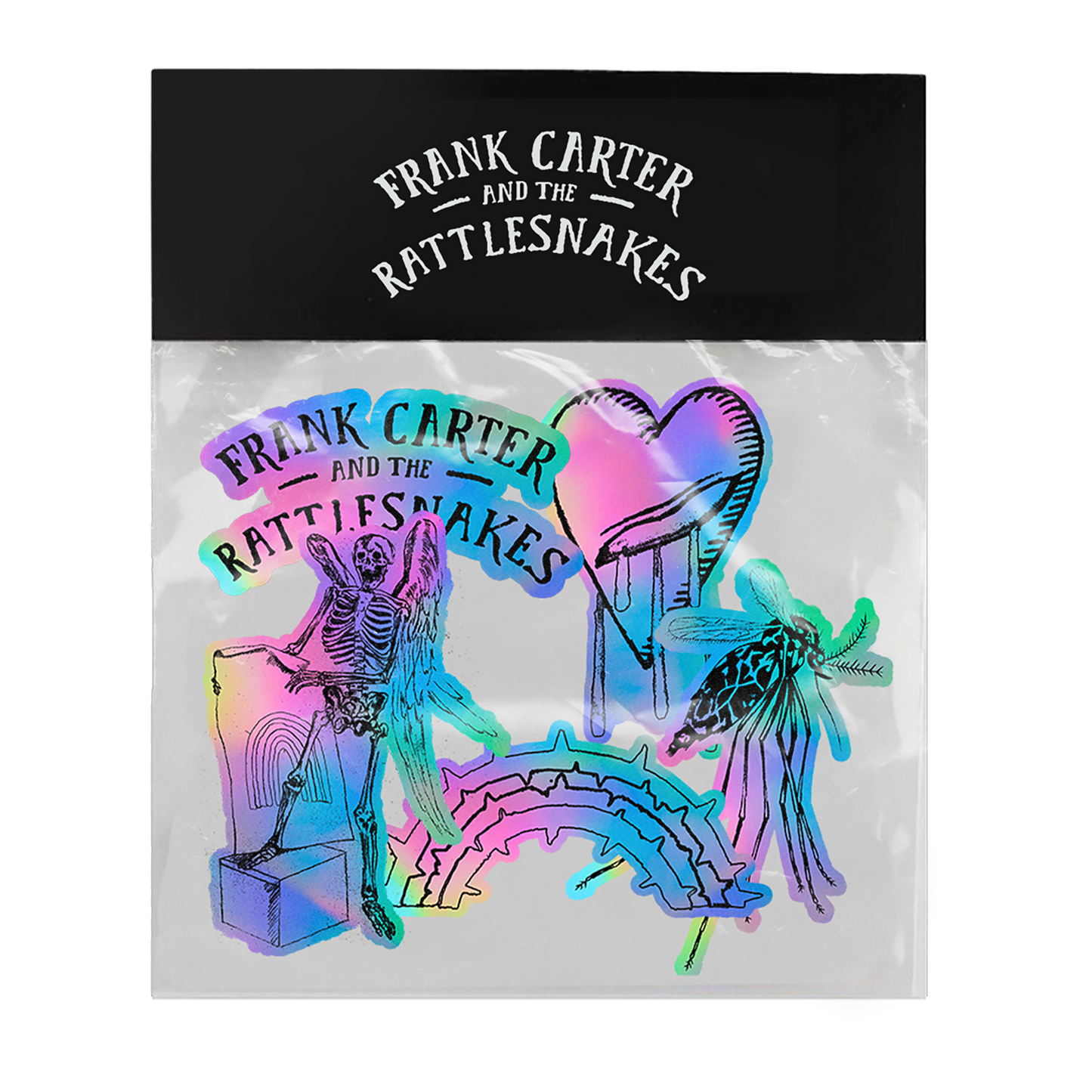 DARK RAINBOW HOLOGRAPHIC STICKER PACK