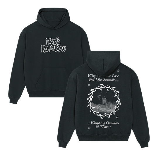 Love Like Brambles | Black Pullover Hoodie